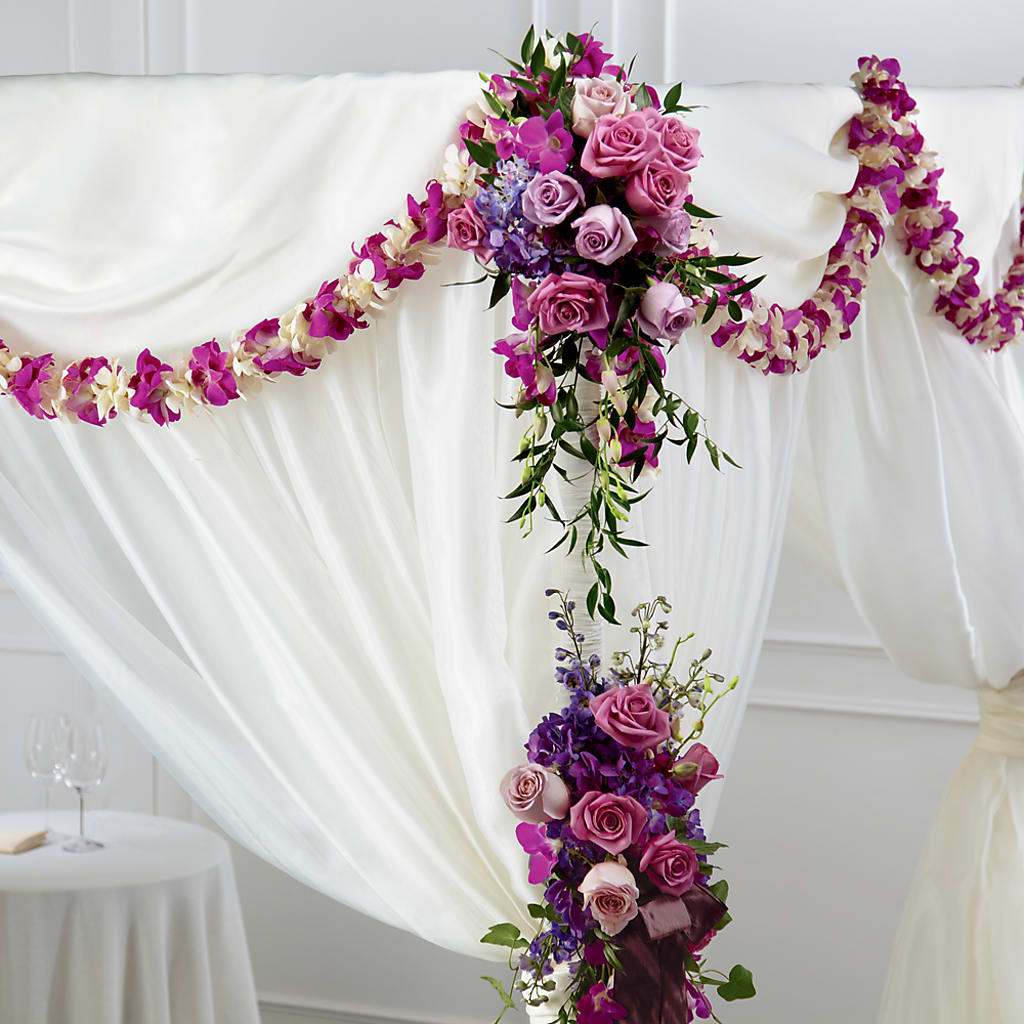 Color & Light Chuppah Decor – Flowers By Marianne, Newburyport MA