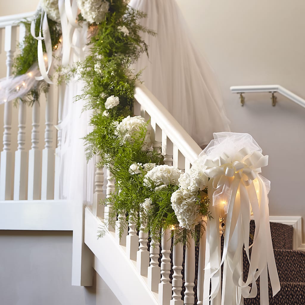 Champagne Dreams Garland – Flowers By Marianne, Newburyport MA