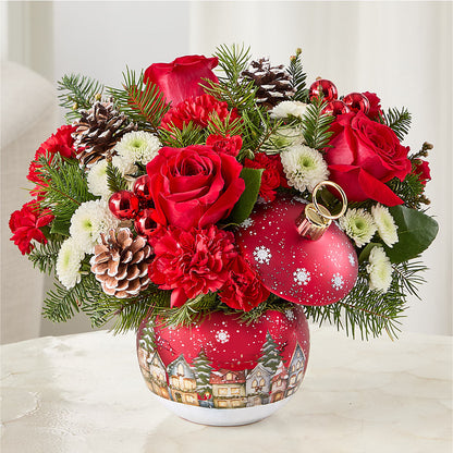 Christmas Carols Ornament –  Flowers By Marianne, Newburyport MA