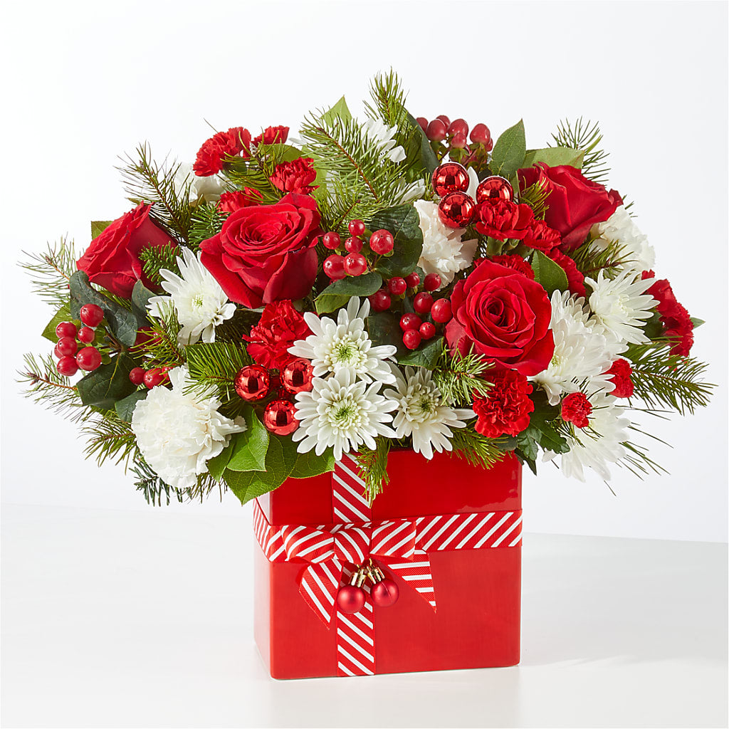 Presents Under the Tree Bouquet –  Flowers By Marianne, Newburyport MA