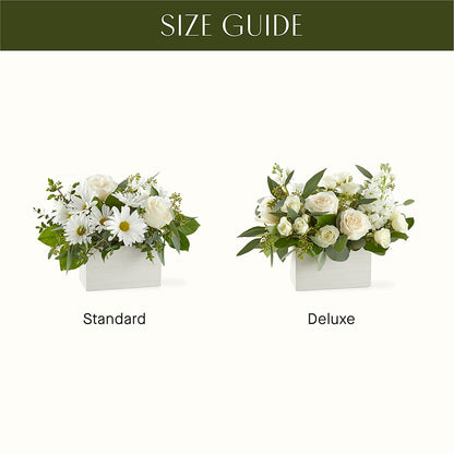 Fresh Linen Box Bouquet –  Flowers By Marianne, Newburyport MA