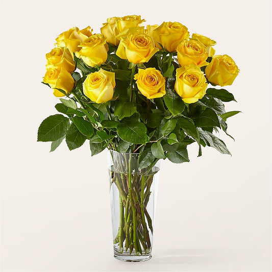 Long Stem Yellow Rose Bouquet –  Flowers By Marianne, Newburyport MA