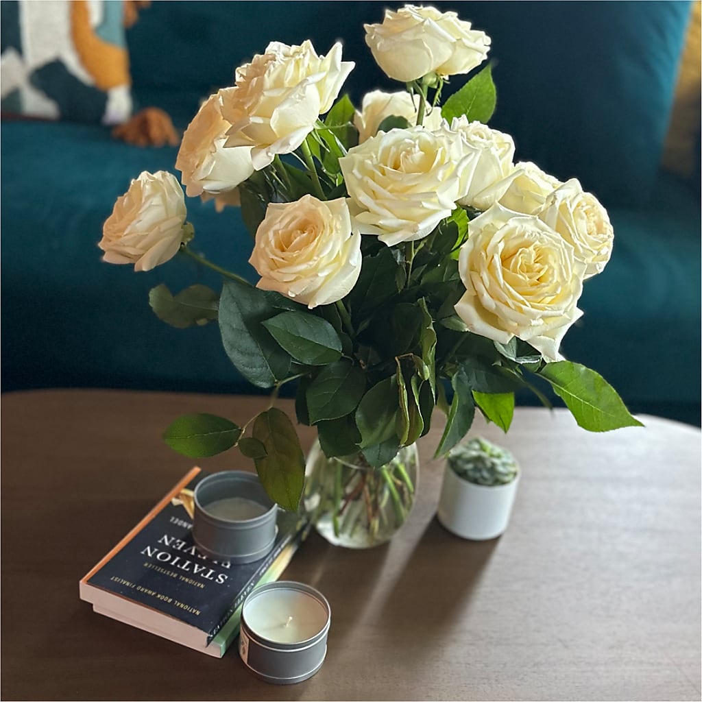 Long Stem Yellow Rose Bouquet –  Flowers By Marianne, Newburyport MA