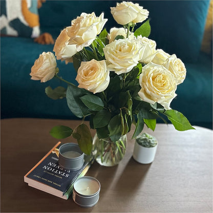 Long Stem Yellow Rose Bouquet –  Flowers By Marianne, Newburyport MA