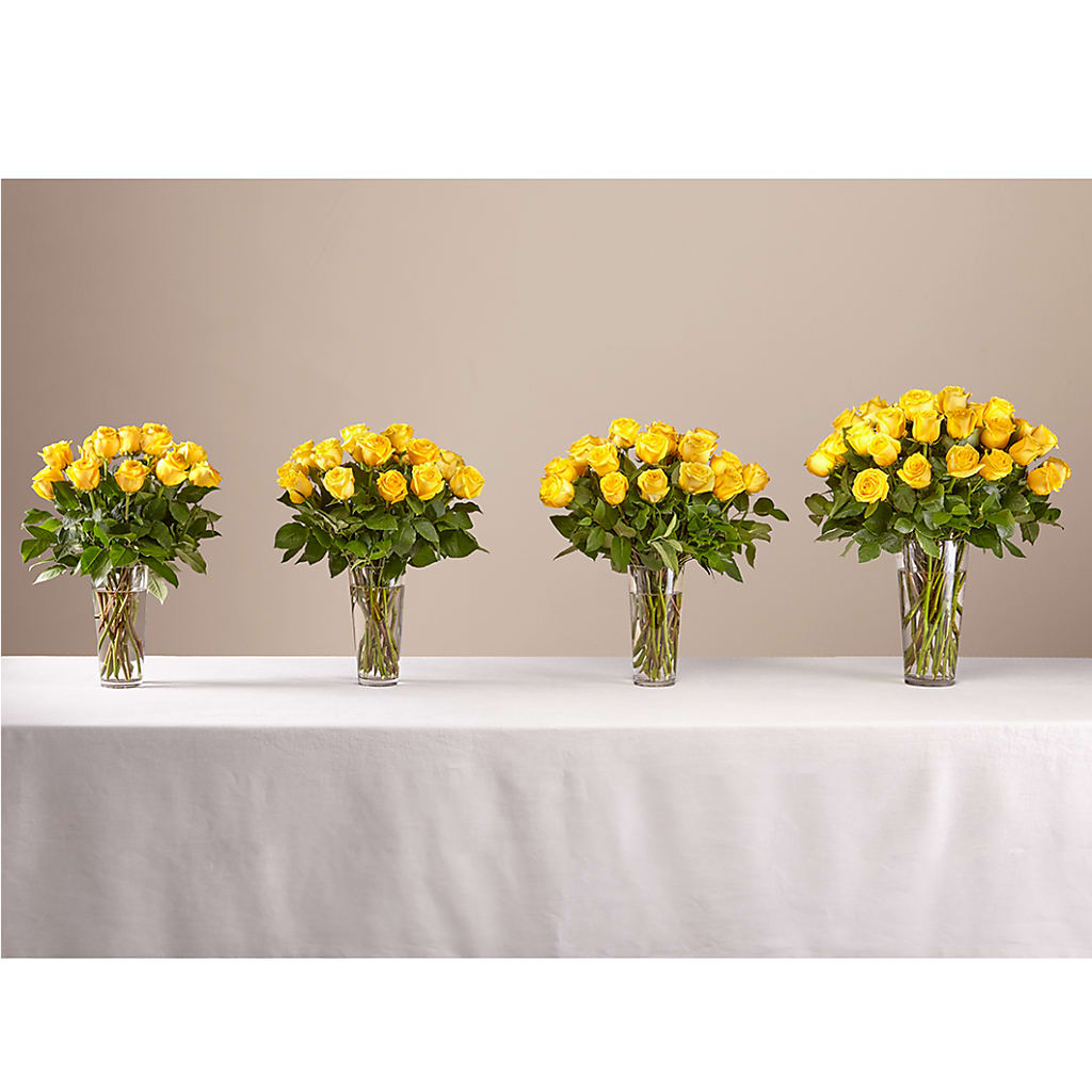 Long Stem Yellow Rose Bouquet –  Flowers By Marianne, Newburyport MA