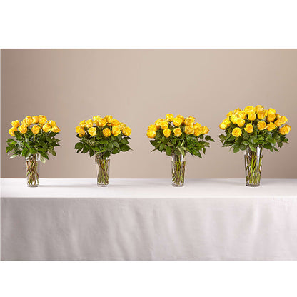 Long Stem Yellow Rose Bouquet –  Flowers By Marianne, Newburyport MA