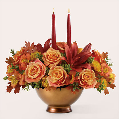 Harvest Table Centerpiece –  Flowers By Marianne, Newburyport MA