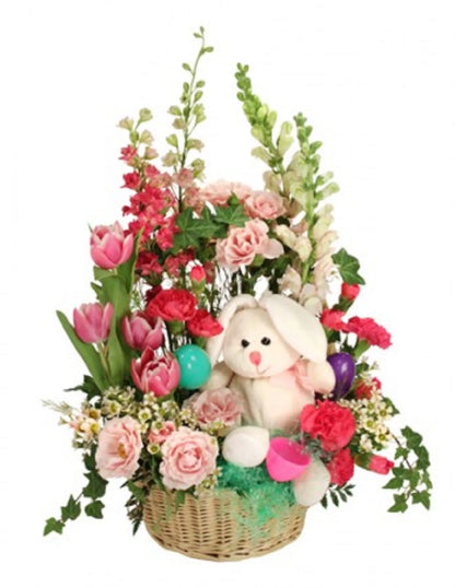Bunny Blooms Basket –  Flowers By Marianne, Newburyport MA