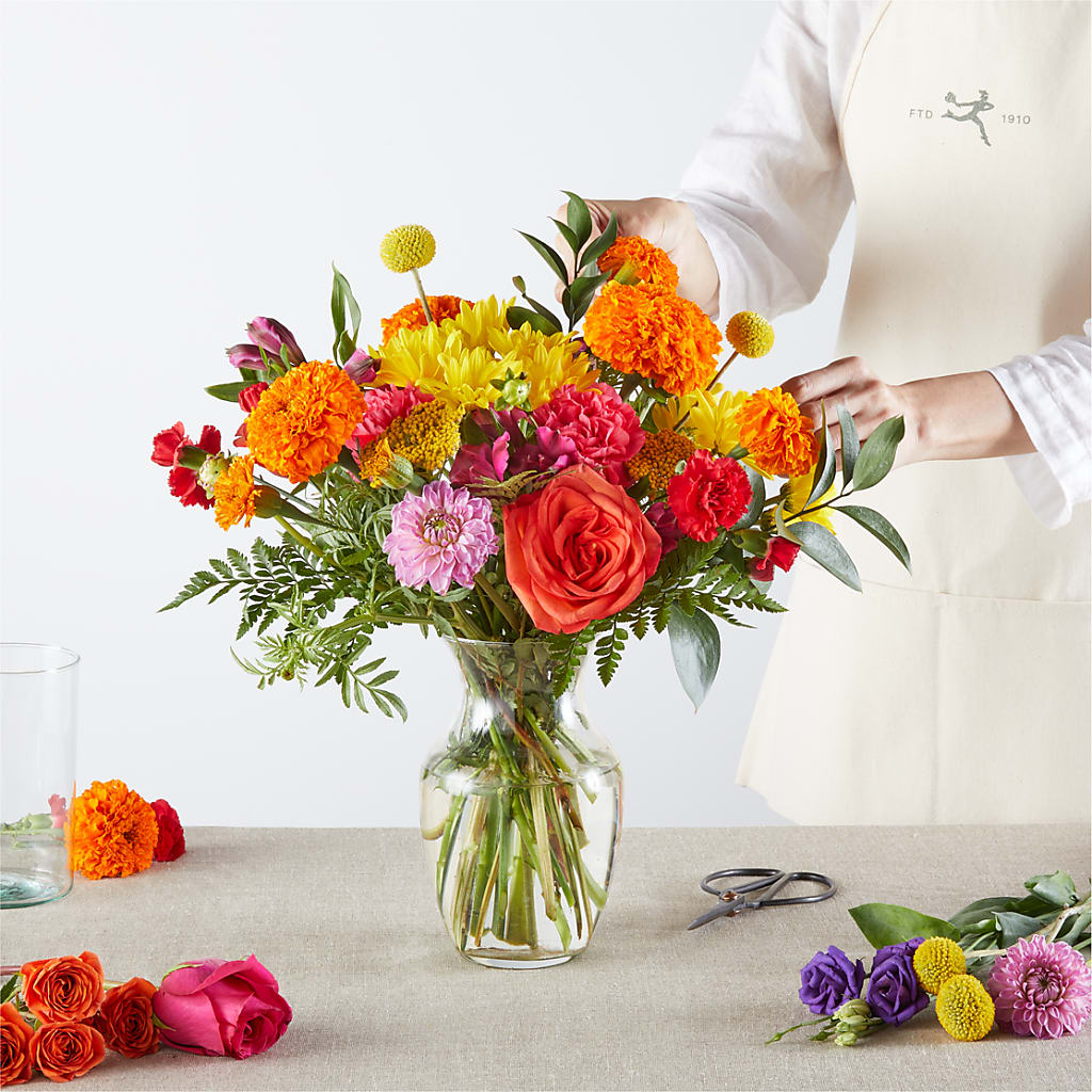 Feast of Color – A Florist Original –  Flowers By Marianne, Newburyport MA