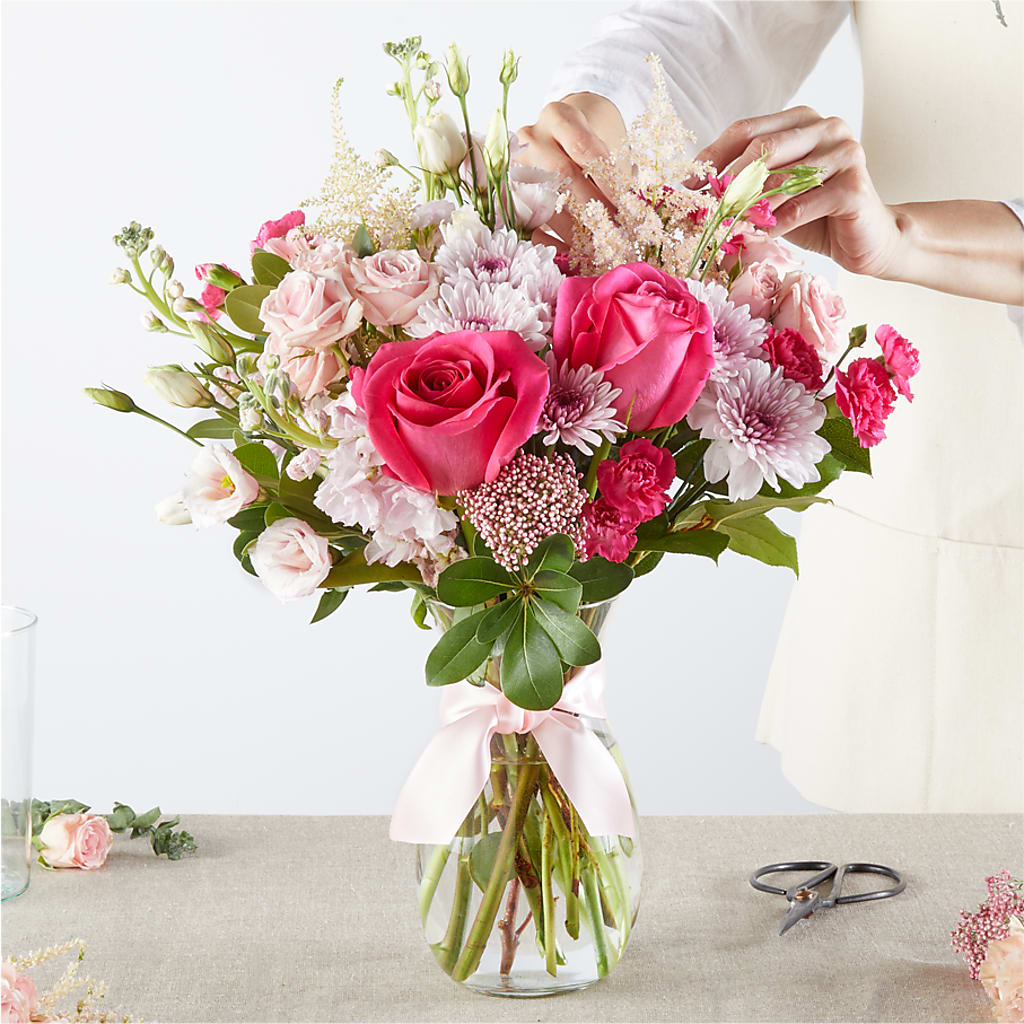 Pink Ribbon - A Florist Original –  Flowers By Marianne, Newburyport MA
