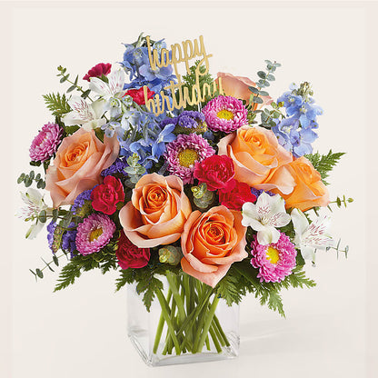 Birthday Bash Bouquet –  Flowers By Marianne, Newburyport MA