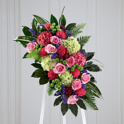 Refreshing Mix Standing Spray –  Flowers By Marianne, Newburyport MA