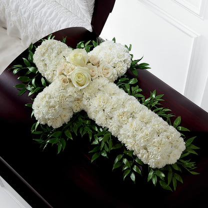 Peaceful Memories Casket Spray (Standard) –  Flowers By Marianne, Newburyport MA
