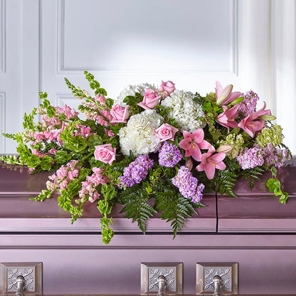 Life's Gratitude Casket Spray –  Flowers By Marianne, Newburyport MA