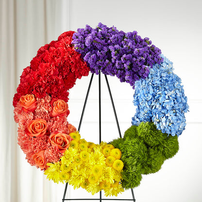 Circle of Love Wreath –  Flowers By Marianne, Newburyport MA