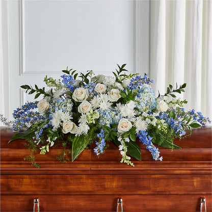 Timeless Essence Casket Spray –  Flowers By Marianne, Newburyport MA