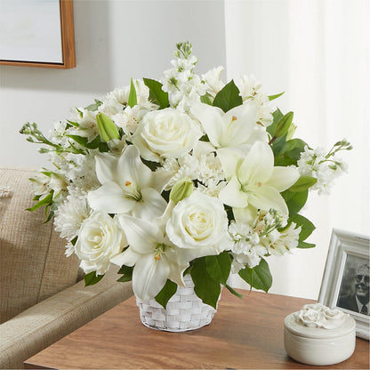 Peaceful Reflections Arrangement –  Flowers By Marianne, Newburyport MA