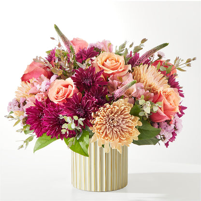 Berry Cobbler Bouquet with Ivory Vase –  Flowers By Marianne, Newburyport MA