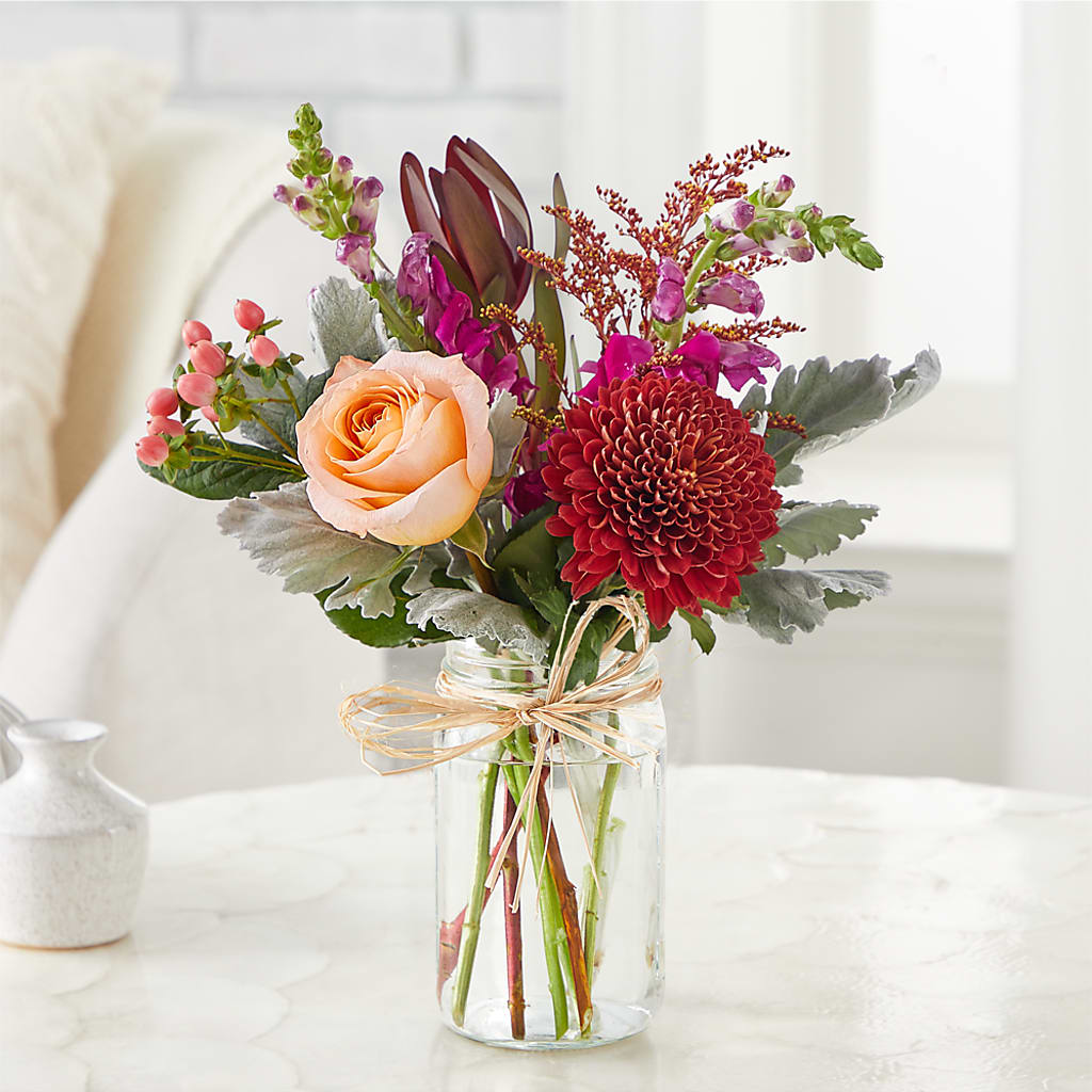 Moody Hues Bouquet –  Flowers By Marianne, Newburyport MA