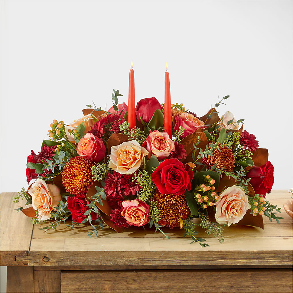 Gather Near Centerpiece –  Flowers By Marianne, Newburyport MA