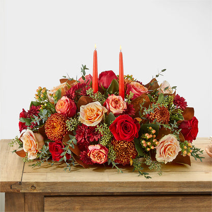 Gather Near Centerpiece –  Flowers By Marianne, Newburyport MA