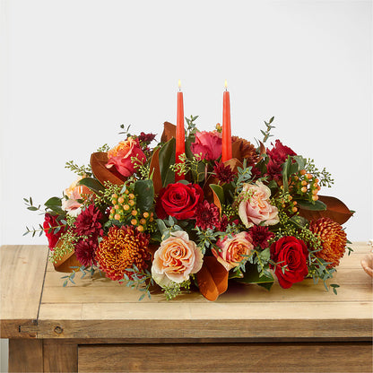 Gather Near Centerpiece –  Flowers By Marianne, Newburyport MA