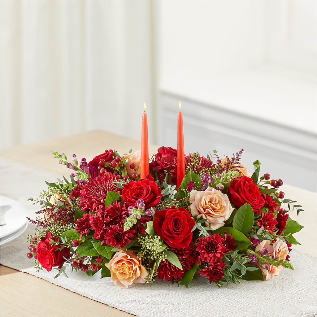 Most Thankful Centerpiece –  Flowers By Marianne, Newburyport MA
