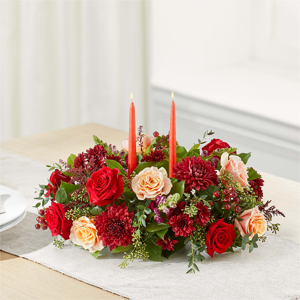 Most Thankful Centerpiece –  Flowers By Marianne, Newburyport MA