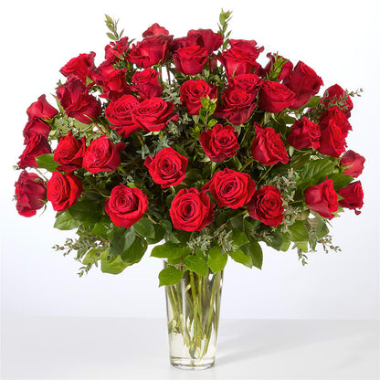 Forever Yours Fifty Stem Red Rose Bouquet –  Flowers By Marianne, Newburyport MA