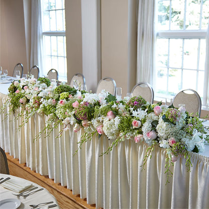 State of Joy Head Table Arrangement –  Flowers By Marianne, Newburyport MA