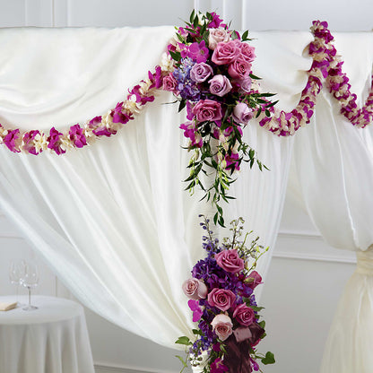 Color & Light Chuppah Decor –  Flowers By Marianne, Newburyport MA